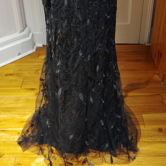 Rene By Rene Ruiz Collection Embroidered Evening Gown - Picture 4 of 14